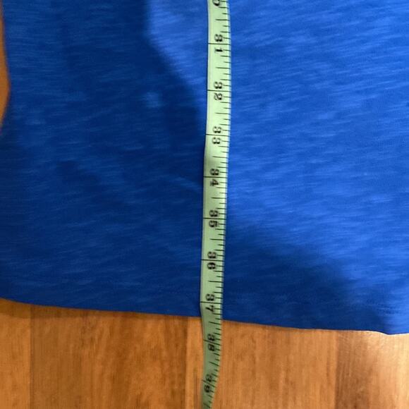 Boden Royal Blue Heather Cotton T-Shirt Midi Dress NWT Sz 10R - Picture 13 of 14